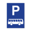 Bordje - Parkeerplaats Bus 21x30cm
