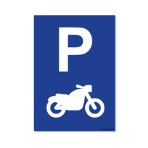 Parkeerplaats Motor Bord