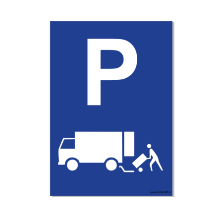 Bordje - Parkeerplaats Laden en Lossen 21x30cm