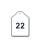 CombiCraft Label Dennenoord GROEN 35x50x3mm + 1 gat