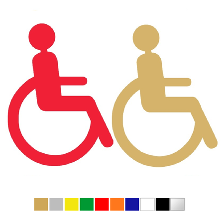 Plexiglas Toiletbordje Invalide in 10 kleuren beschikbaar
