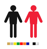 Plexiglas Toiletbordje Heren in 10 kleuren beschikbaar