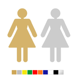 Plexiglas Toiletbordje Dames in 10 kleuren beschikbaar