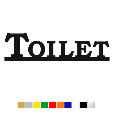 Plexiglas Toiletbordje Toilet in 10 kleuren beschikbaar