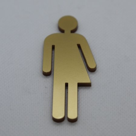 CombiCraft Plexiglas Toilet Pictogram Genderneutraal in 10 kleuren beschikbaar