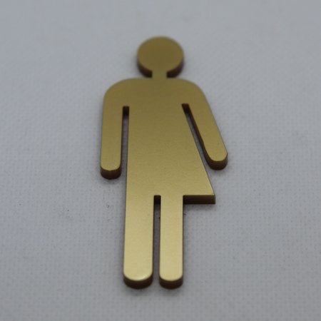 Plexiglas Toilet Pictogram Genderneutraal in 10 kleuren beschikbaar