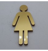 Plexiglas Toiletbordje Dames in 10 kleuren beschikbaar