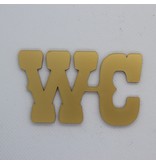 Toiletbordje WC in Plexiglas type Canyon in de stijl van het Wilde Westen  Plexiglas, 3mm dik in diverse groottes te bestellen.