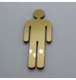 Plexiglas Toiletbordje Heren in 10 kleuren beschikbaar