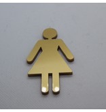 Plexiglas Toiletbordje Dames in 10 kleuren beschikbaar