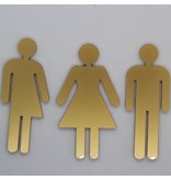 Plexiglas Toiletbordje Dames in 10 kleuren beschikbaar