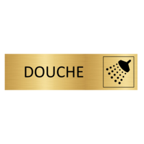 Goudkleurig Deurbordje Douche