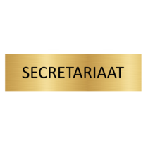 Goudkleurig Deurbordje Secretariaat