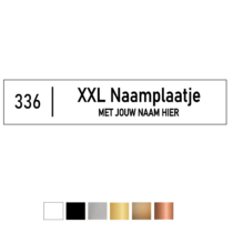 XL-Naamplaatje 150x30mm