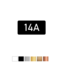 Nummerplaatje BBK 40x20mm bel, briefkast of brievenbus