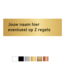 Naamplaatje Vankan 84x25mm bel, briefkast of brievenbus