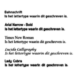 Kunststof naamplaatje met tape 100x38mm Klassiek ontwerp