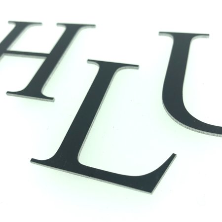 CombiCraft Hoofdletters en cijfer van geëloxeerd aluminium in 3D