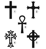 Plexiglas kruizen verkrijgbaar in diverse afmetingen in 3mm of 8mm dikte.