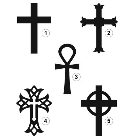 Plexiglas kruizen verkrijgbaar in diverse afmetingen in 3mm of 8mm dikte.