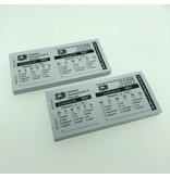 Afgifte of reparatiebon naar eigen ontwerp zwart bedrukt per 1000 stuks