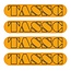 CombiCraft Tassc Oranje logoplaatjes met tape