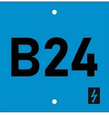 Aluminium CombiPanelen voor Camping plaatsaanduiding - Nummerbordjes Campingplaatsen  naar wens gemaakt