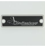 Tot 20cm² Aluminium Industrieplaatjes - Typeplaatjes - Weersbestendig in vele maten verkrijgbaar voorzien van tape of gaatjes