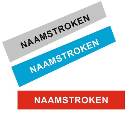 Losse inschuifstroken voor bureau naambordjes met gravering