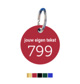 Maruud Sleutellabels in gekleurd Aluminium
