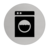Wasmachine bordje Aluminium