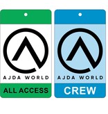 ID-kaarten, Event Badges - Accreditatie badges - Persbadges - Crew badges in een eigen ontwerp, met 1 gaatje en afgeronde hoeken.