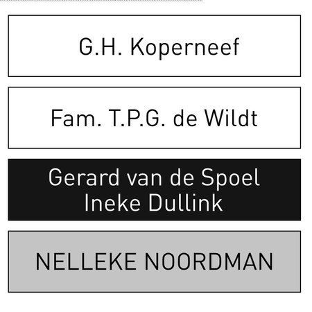 RENZ  Naamplaatje RSA2-kompakt in 59x13,6mm om in de plastic frontplaat te schuiven.