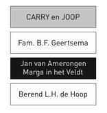 CombiCraft RENZ  Naamplaatje NS92 in 60x15mm voor de houder NS92 97-9-82016  in 61x17mm