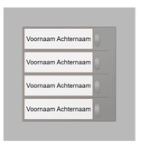 Atrium Naamplaatjes - Set van 2 stuks