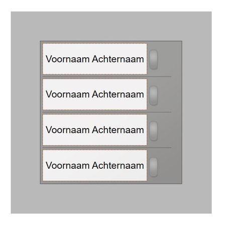 Atrium Naamplaatjes - Set van 2 stuks