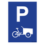 Bordje - Parkeerplaats Bakfiets 21x30cm