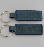 CombiCraft (Kunst)leren sleutelhanger 23 x 95 mm met brandlogo of tekst - per 1 stuk