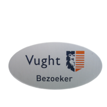 Graveren afroepvoorraad aluminium naambadges