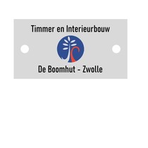 Rechthoekige Logo's - Weersbestendig Aluminium