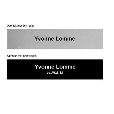 CombiCraft Losse inschuifstroken voor Tafelbord profiel opmaak WINDESHEIM