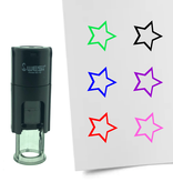 Stempel of Stempeltje van een Sterretje met 10mm rond