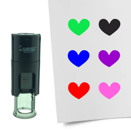 Stempel of Stempeltje van Hartje10mm rond