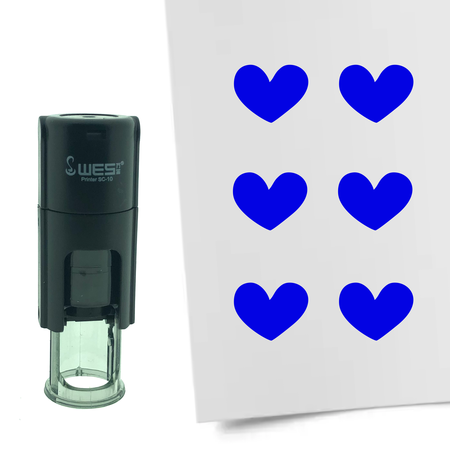 Stempel of Stempeltje van Hartje10mm rond