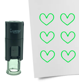 Stempel of Stempeltje van een Hartje met 10mm rond