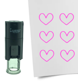 Stempel of Stempeltje van een Hartje met 10mm rond