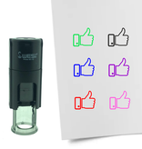 Stempel of Stempeltje van een Like of Duim omhoog met 10mm rond