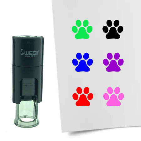 Stempel of Stempeltje van Hondenpoot 10mm rond