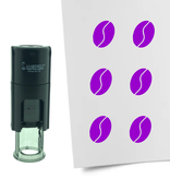 Stempel of Stempeltje van Koffieboon 10mm rond