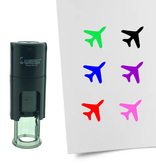 Stempel of Stempeltje van een Vliegtuig met 10mm rond